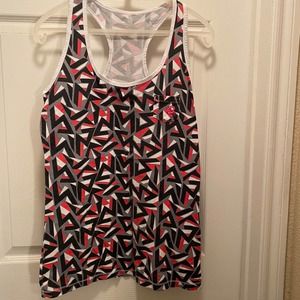 Women’s Medium Nike sleeveless Tank with black, red, gray figures